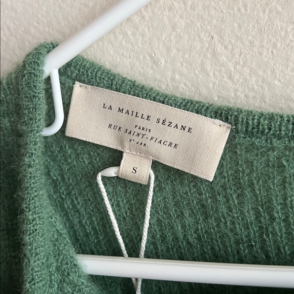 NWT Sezane Gaspard Jumper Jade - Picture 5 of 7